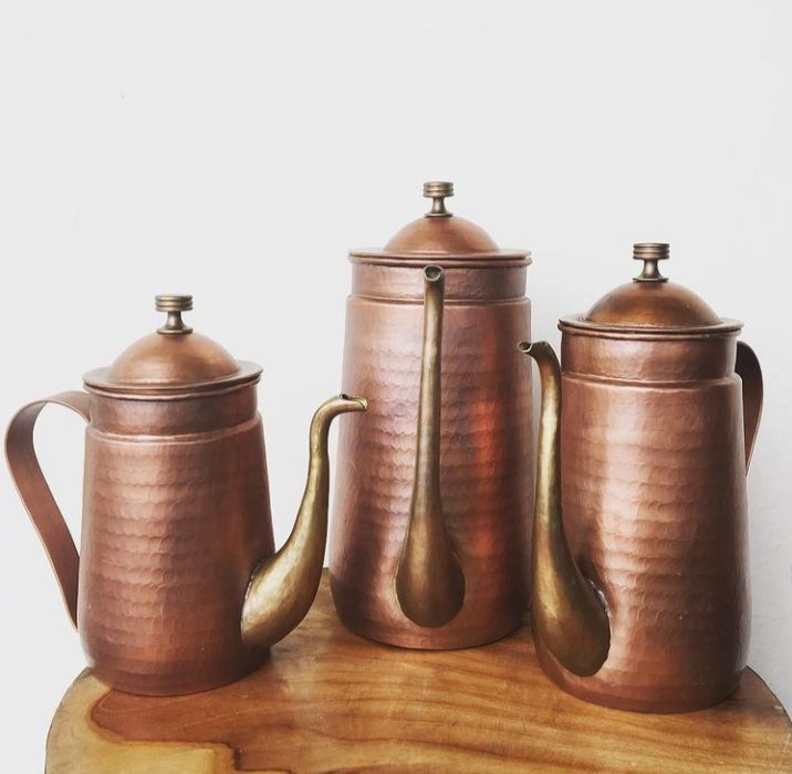 HANDMADE COPPER TEA POT AND MUG thumbnail 15