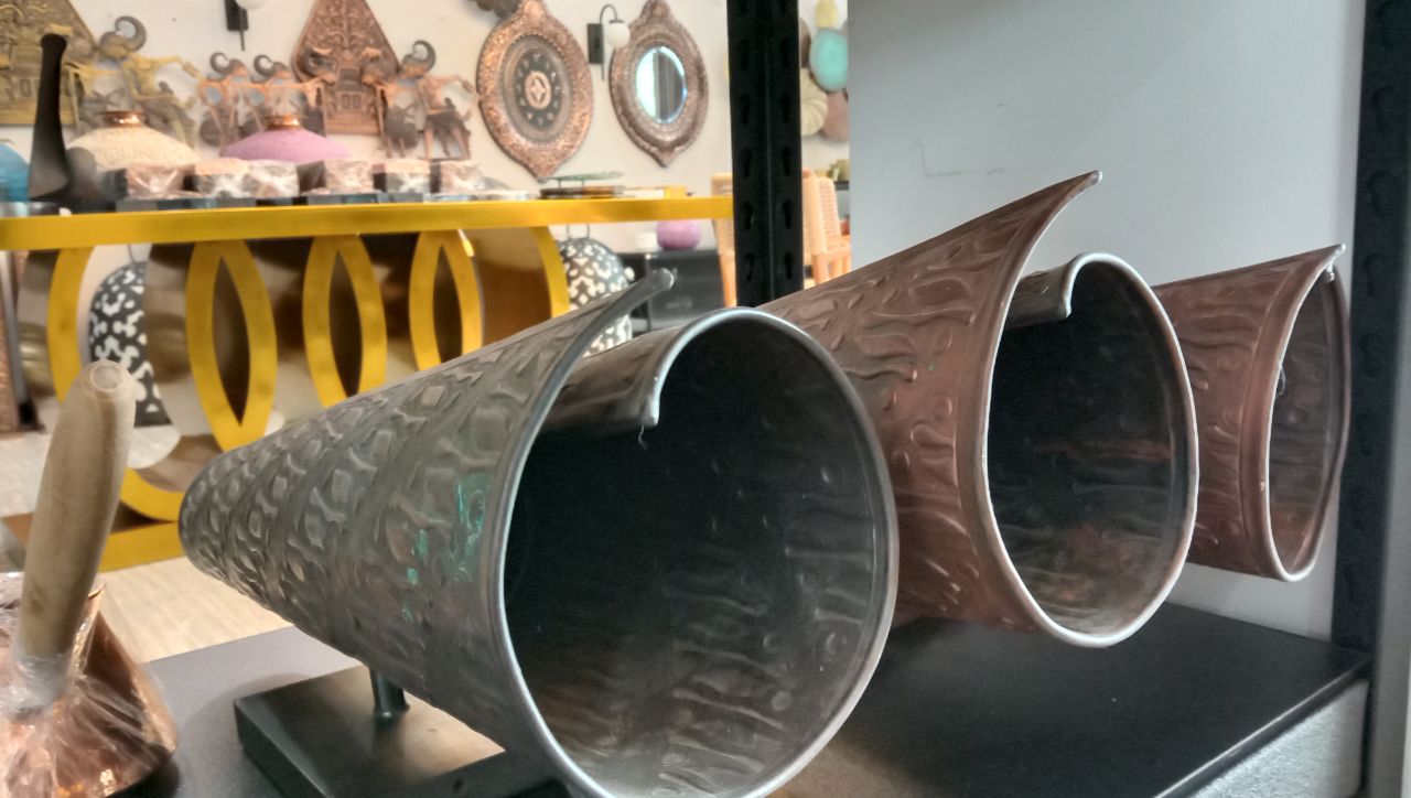 COPPER WALL HANGING STAND  LAMP thumbnail 13