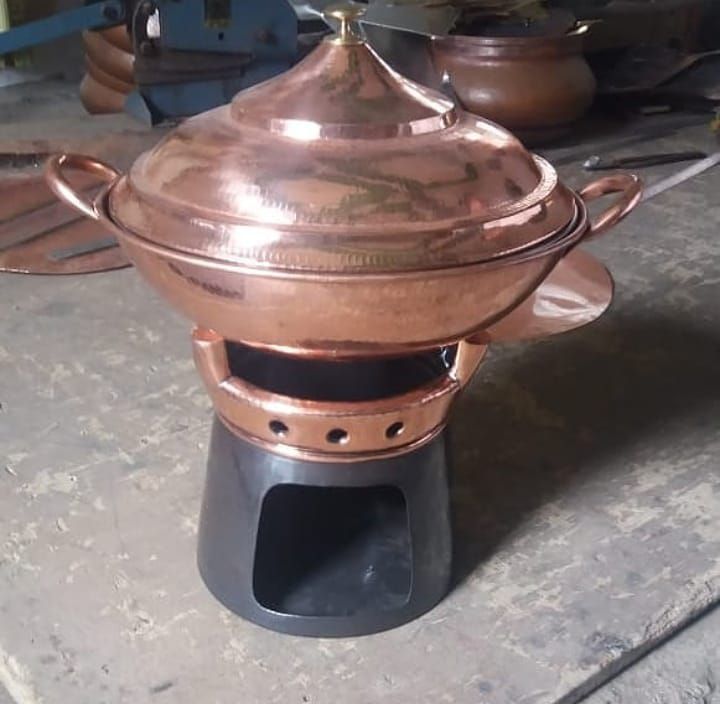 HANDMADE COPPER CHAFINGDISH thumbnail 9
