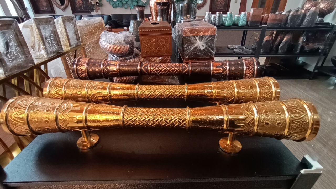 DOOR HANDLE HANDMADE - COPPER & BRASS