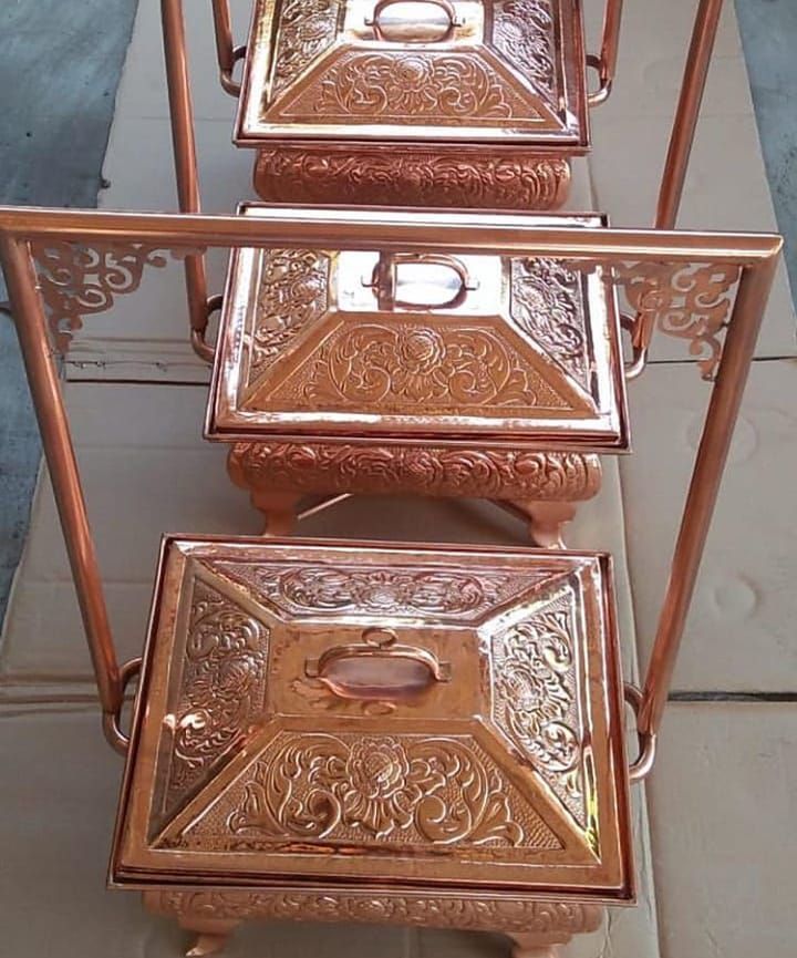 HANDMADE COPPER CHAFINGDISH thumbnail 6