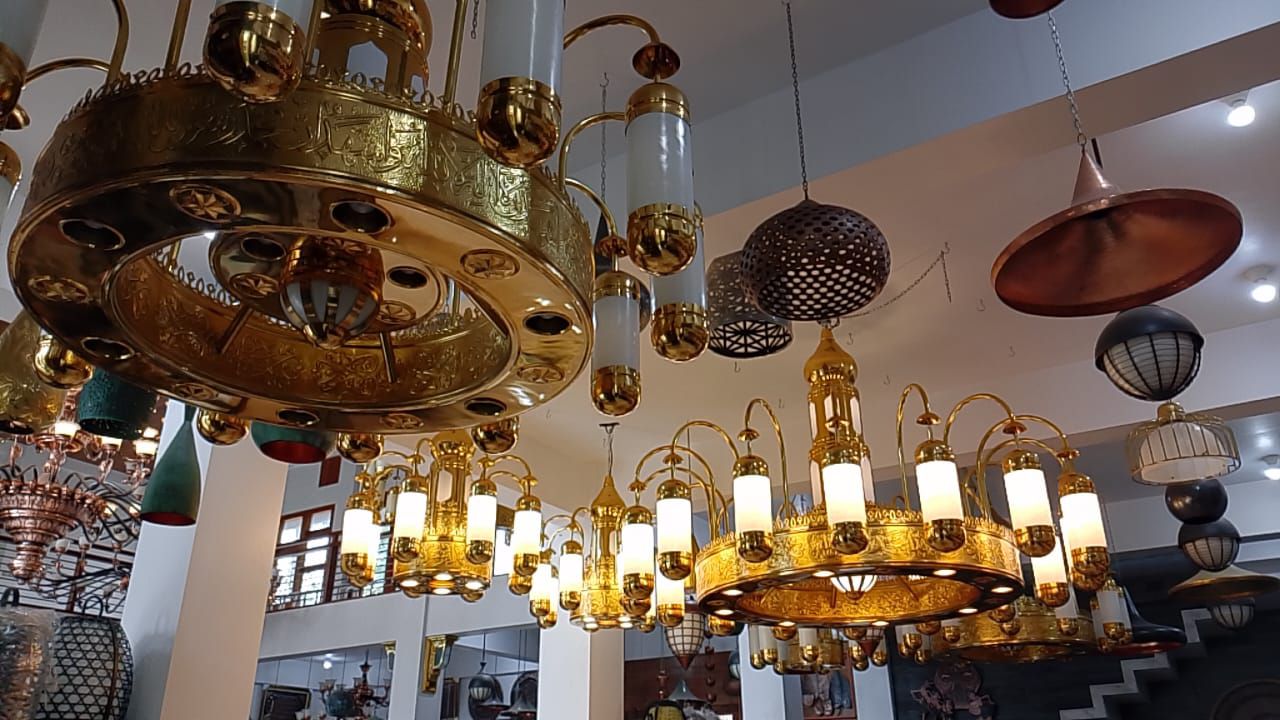NABAWI MOSQUE COPPER LAMP thumbnail 4
