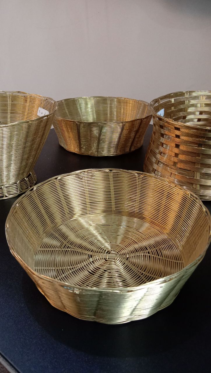 HANDMADE COPPER BRASS AND ALUMINIUM BASKET  thumbnail 8