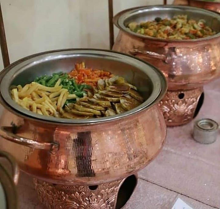 HANDMADE COPPER CHAFINGDISH