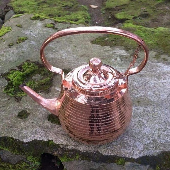 HANDMADE COPPER TEA POT AND MUG thumbnail 14