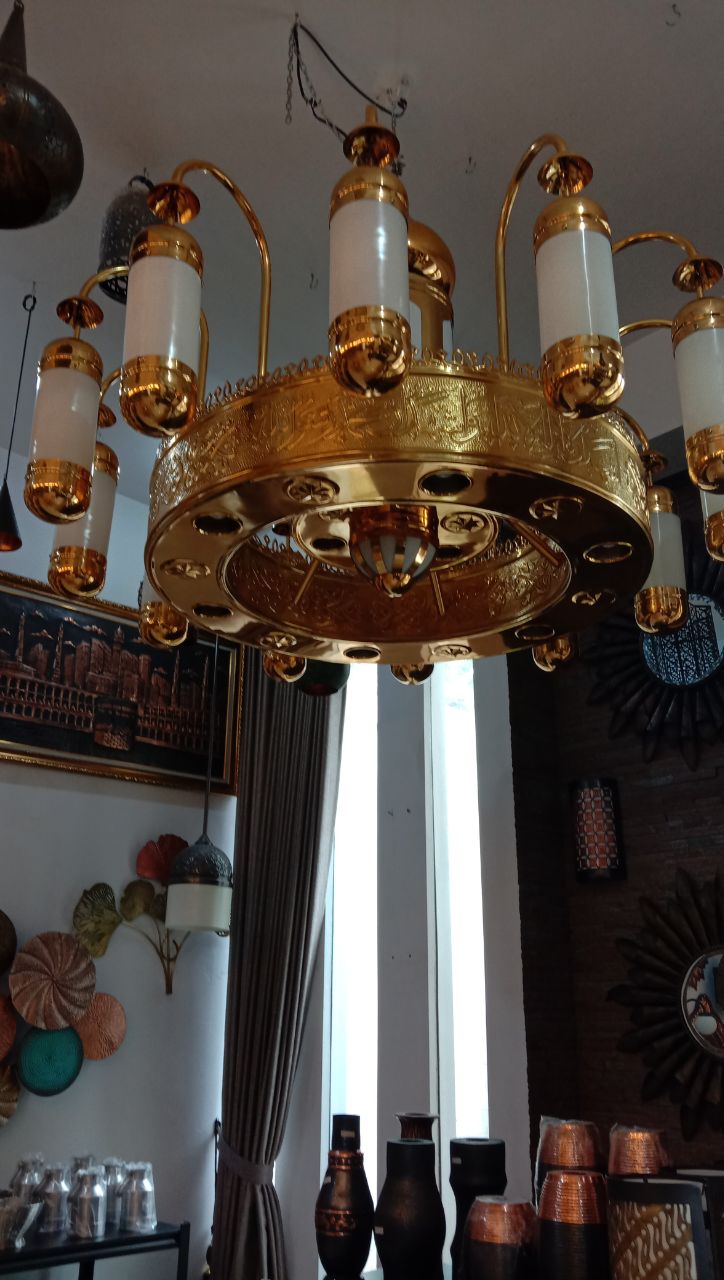 NABAWI MOSQUE COPPER LAMP thumbnail 2