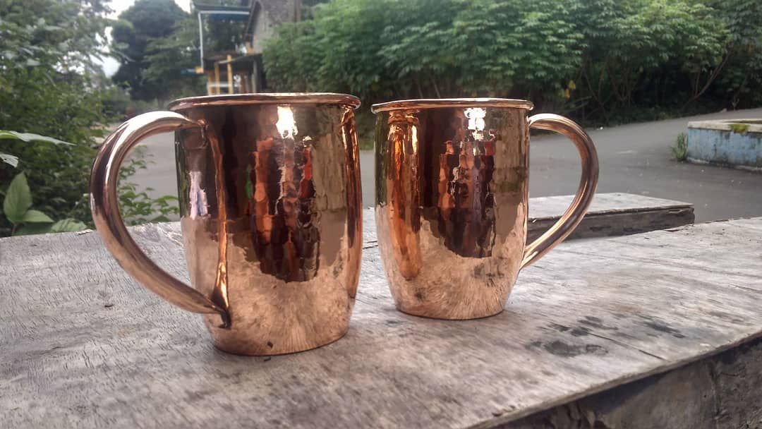 HANDMADE COPPER TEA POT AND MUG thumbnail 12