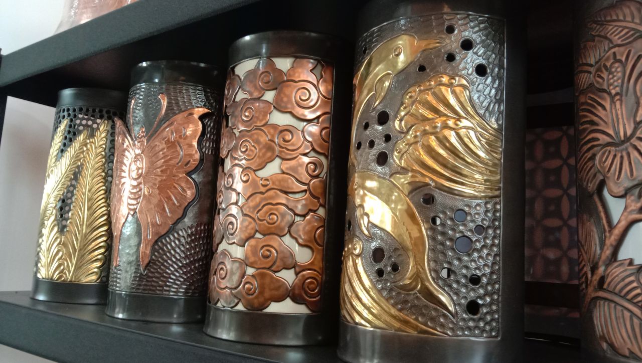 COPPER WALL HANGING STAND  LAMP thumbnail 12